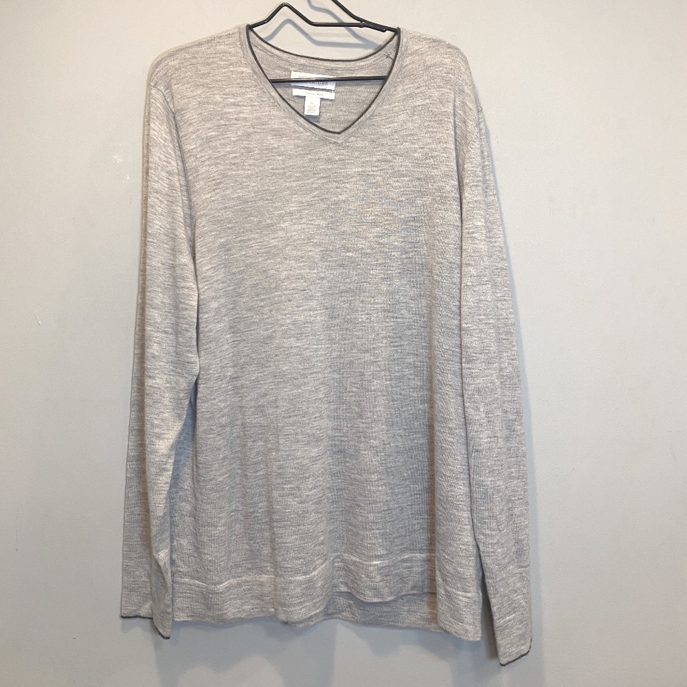 Men's Cashmere Nordstrom Gray Sweater XL
